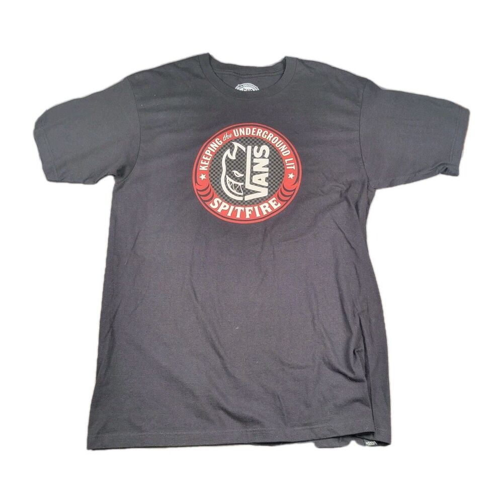 Mens Vans / Spitfire Skate Graphic Short Sleeve Tee Size Large